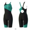 スピードSPEEDO競泳水着練習用水着レディースアロアロターンズパズルミニオープンバックニースキンオールインワンENDURANCEECO競泳練習水着2025年春夏モデルSTW12508