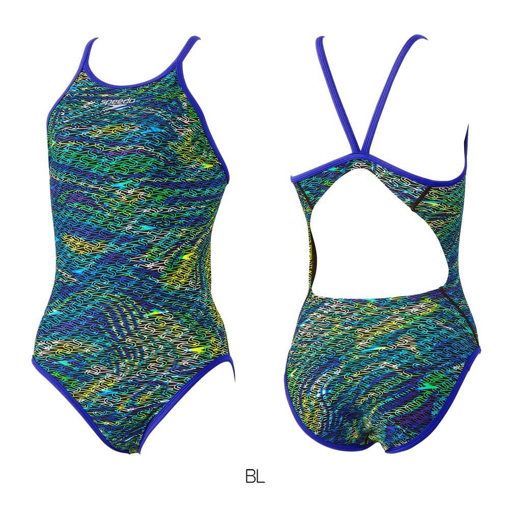 スピードSPEEDO競泳水着練習用水着レディースモノグラムジャパン2ターンズスーツENDURANCEECO競泳練習水着2025年春夏モデルSTW02520
