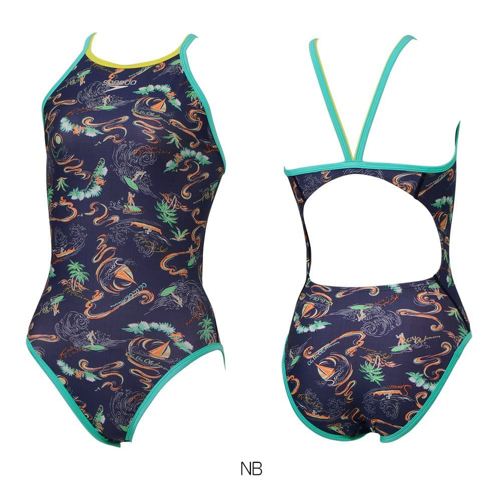 スピードSPEEDO競泳水着練習用水着レディースサンオンザシーターンズスーツENDURANCEECO競泳練習水着2025年春夏モデルSTW02505