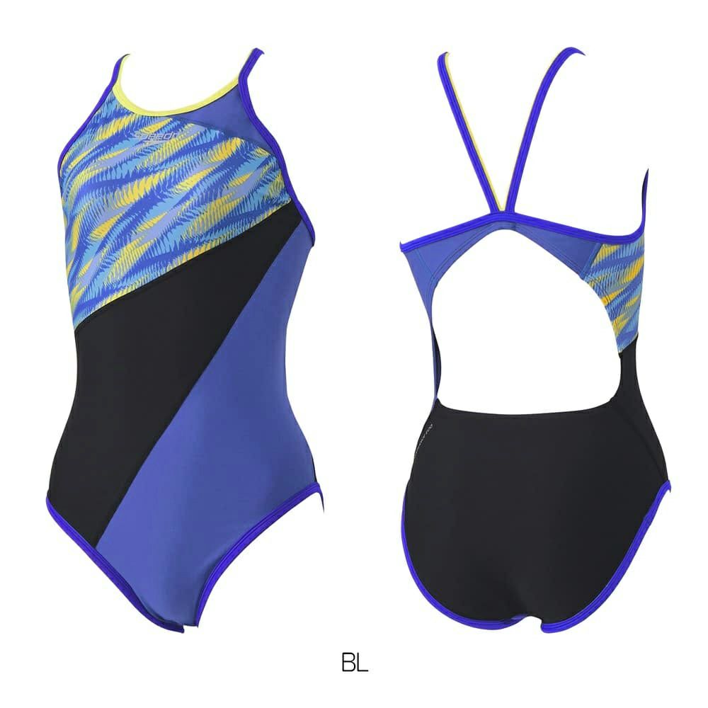 スピードSPEEDO競泳水着練習用水着レディースラウラウターンズスーツENDURANCEECO競泳練習水着2025年春夏モデルSTW02509