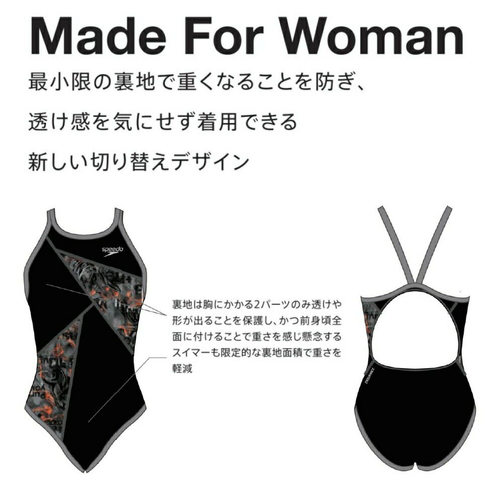 スピードSPEEDO競泳水着練習用水着レディースラウラウターンズスーツENDURANCEECO競泳練習水着2025年春夏モデルSTW02509