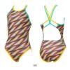スピードSPEEDO競泳水着練習用水着レディースファンピースダブルバックターンズスーツENDURANCEECO競泳練習水着2025年春夏モデルSTW02504