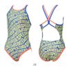 スピードSPEEDO競泳水着練習用水着レディースファンピースダブルバックターンズスーツENDURANCEECO競泳練習水着2025年春夏モデルSTW02504