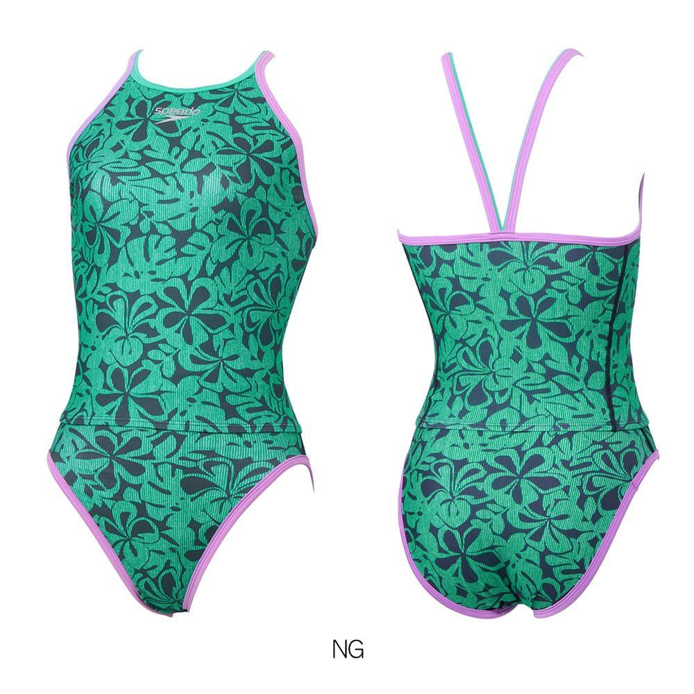 スピードSPEEDO競泳水着練習用水着レディースファンピースエムターンズスーツーENDURANCEECO競泳練習水着2025年春夏モデルSTW22501