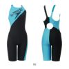 スピードSPEEDO競泳水着練習用水着レディースパネルターンズニースキンオールインワンENDURANCEECO競泳練習水着2025年春夏モデルSTW12503