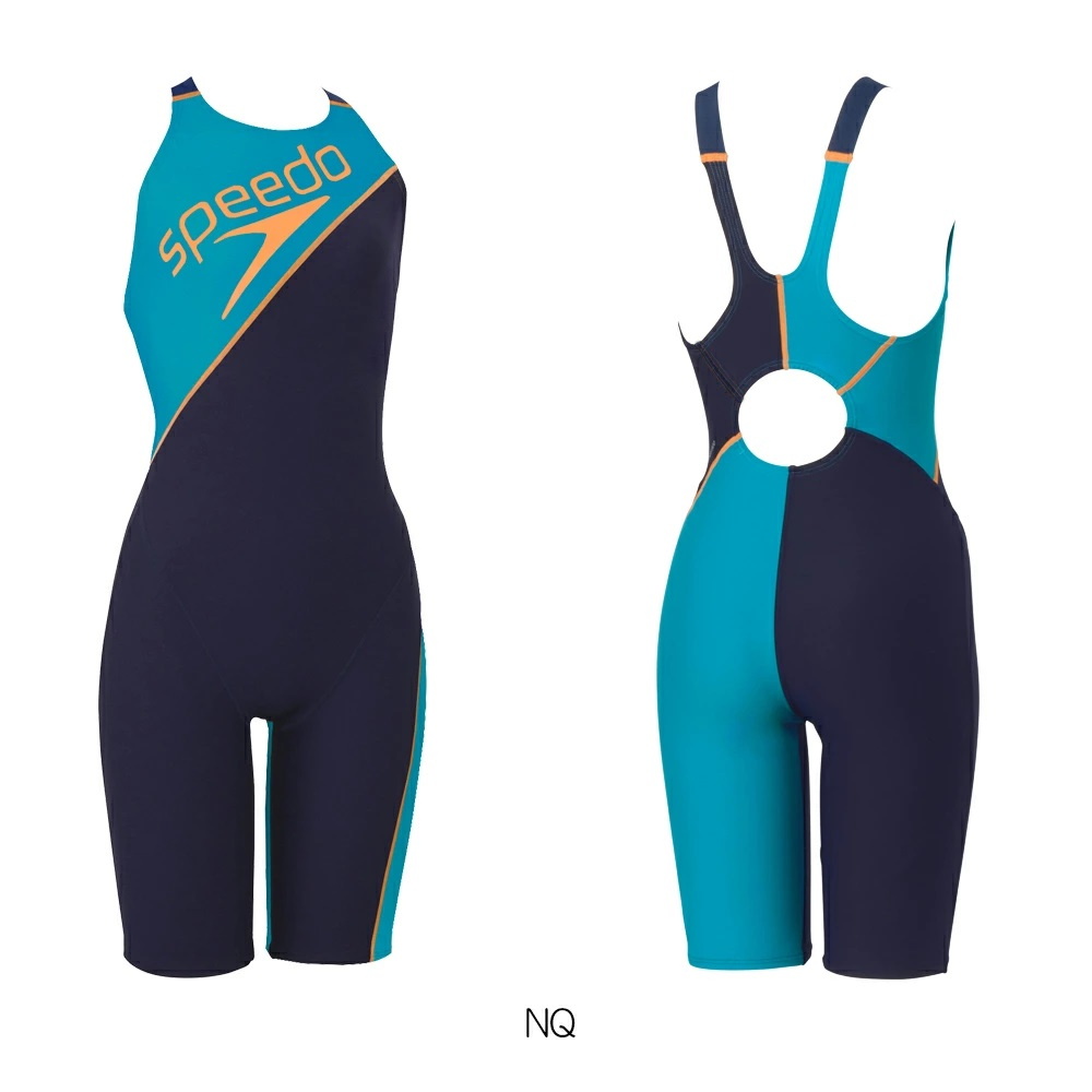 スピードSPEEDO競泳水着練習用水着レディースパネルターンズニースキンオールインワンENDURANCEECO競泳練習水着2025年春夏モデルSTW12503