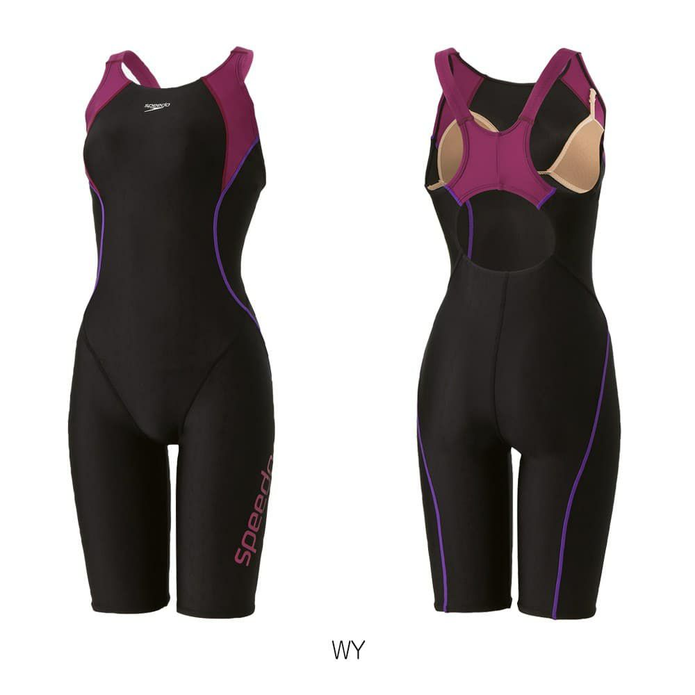 スピードSPEEDOフィットネス水着レディースフレックスシグマニュ－コンフォートラップニースキンオールインワンパッド付きFLEXΣνフレックスシグマニュー2025年春夏モデルSFW12501