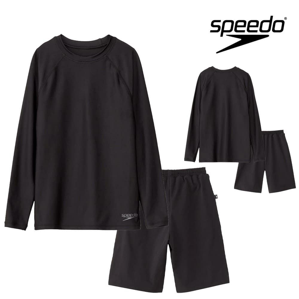 スピードSPEEDO競泳水着練習用水着ジュニアユニパロングスリーブオールインワンポリエステルトリコット3競泳練習水着2025年春夏モデルSFB22510