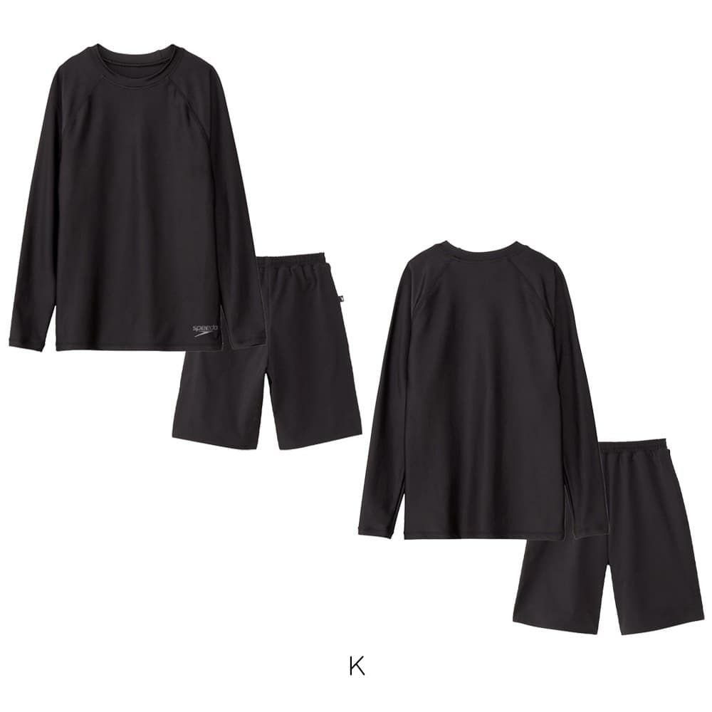 スピードSPEEDO競泳水着練習用水着ジュニアユニパロングスリーブオールインワンポリエステルトリコット3競泳練習水着2025年春夏モデルSFB22510