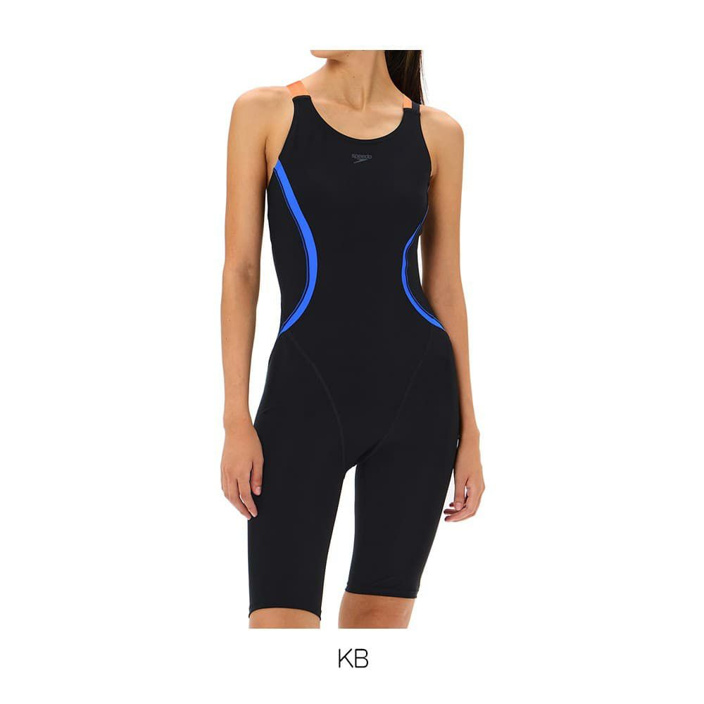 スピードSPEEDOフィットネス水着レディースオーバルカーヴィールースンニースキンオールインワンパッド付きUltraStretchECO2025年春夏モデルSFW12510