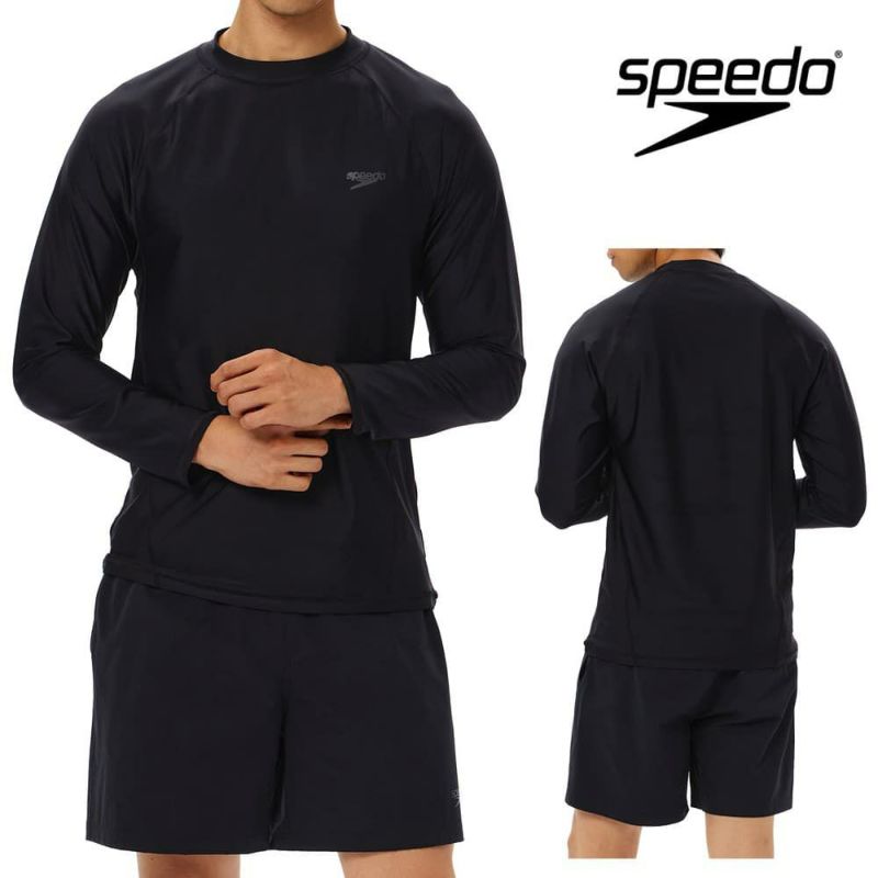 スピードSPEEDOフィットネス水着メンズメンズジョーゲロングスリーブショーツポリエステルトリコット32025年春夏モデルSF22510