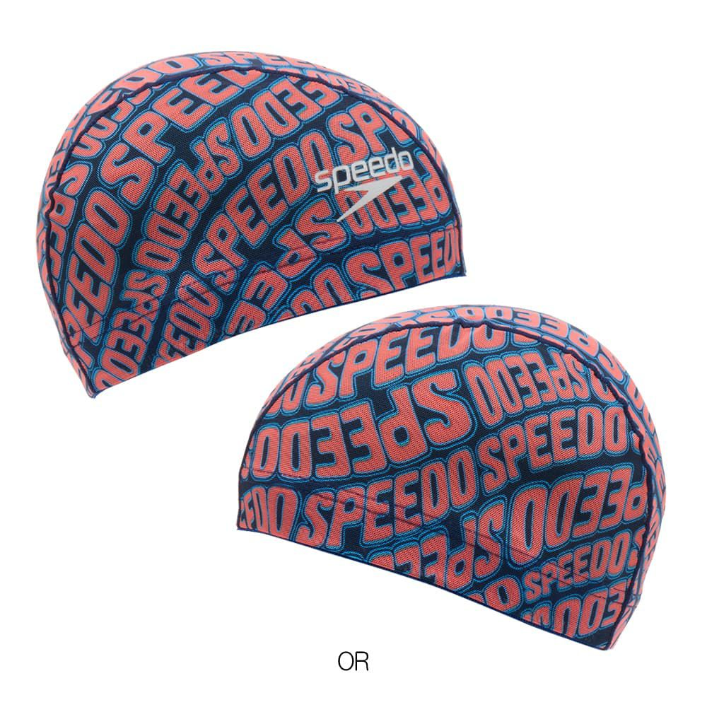 スピードSPEEDO水泳ウェーブロゴメッシュキャップスイムキャップ水泳小物2025年春夏モデルSE12502
