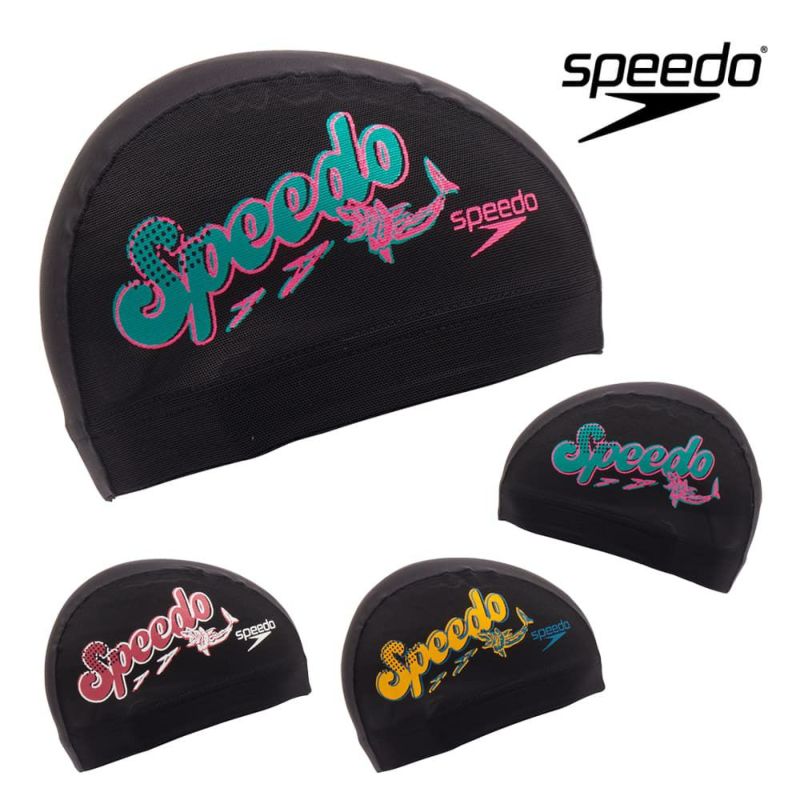 スピードSPEEDO水泳スピードシャークメッシュキャップスイムキャップ水泳小物2025年春夏モデルSE12506