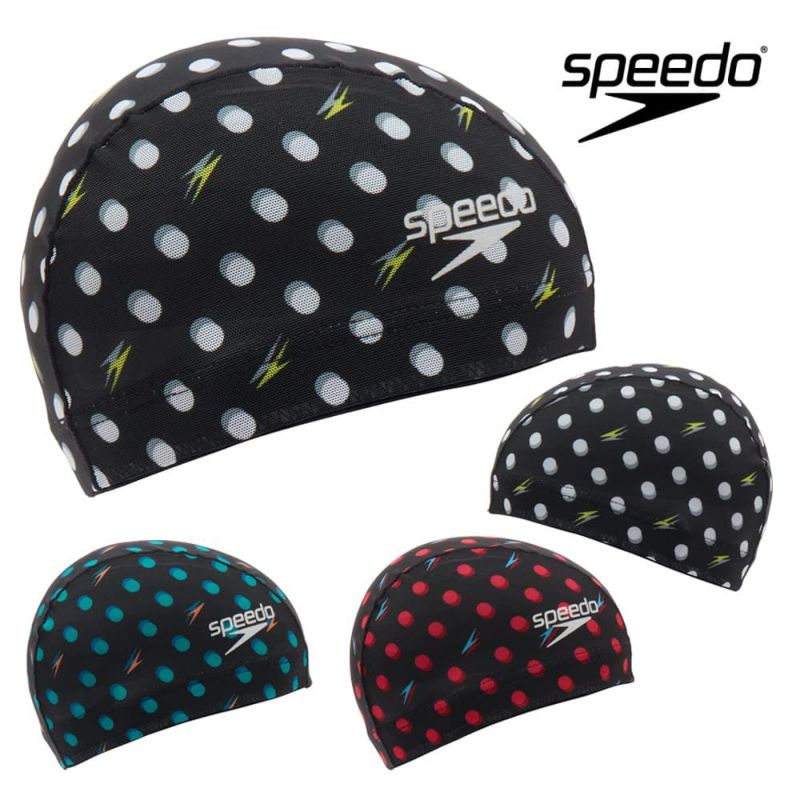スピードSPEEDO水泳ブーンドッツメッシュキャップスイムキャップ水泳小物2025年春夏モデルSE12505