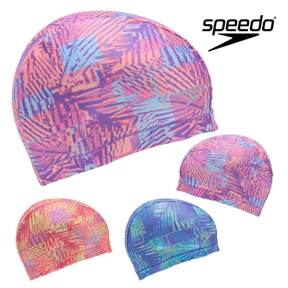 スピードSPEEDO水泳フラクタルパームトリコットキャップスイムキャップ水泳小物2025年春夏モデルSE12512