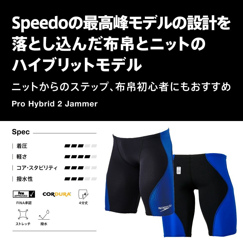 スピードSPEEDO競泳水着メンズWA承認モデルモデルプロハイブリッド2ジャマーLZRCORDURA2SC62201Ffinaマークあり