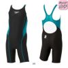 スピードSPEEDO競泳水着ジュニア女子FINA承認モデルフレックスゼロ2ジュニアオープンバックニースキンオールインワンFLEXZeroSCG12206Ffinaマークあり