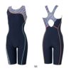 スピードSPEEDOフィットネス水着レディースアシンメトリールースンニースキン(縫込みパッド付き)オールインワンUltraStretchECO2024年秋冬モデルSFW12403