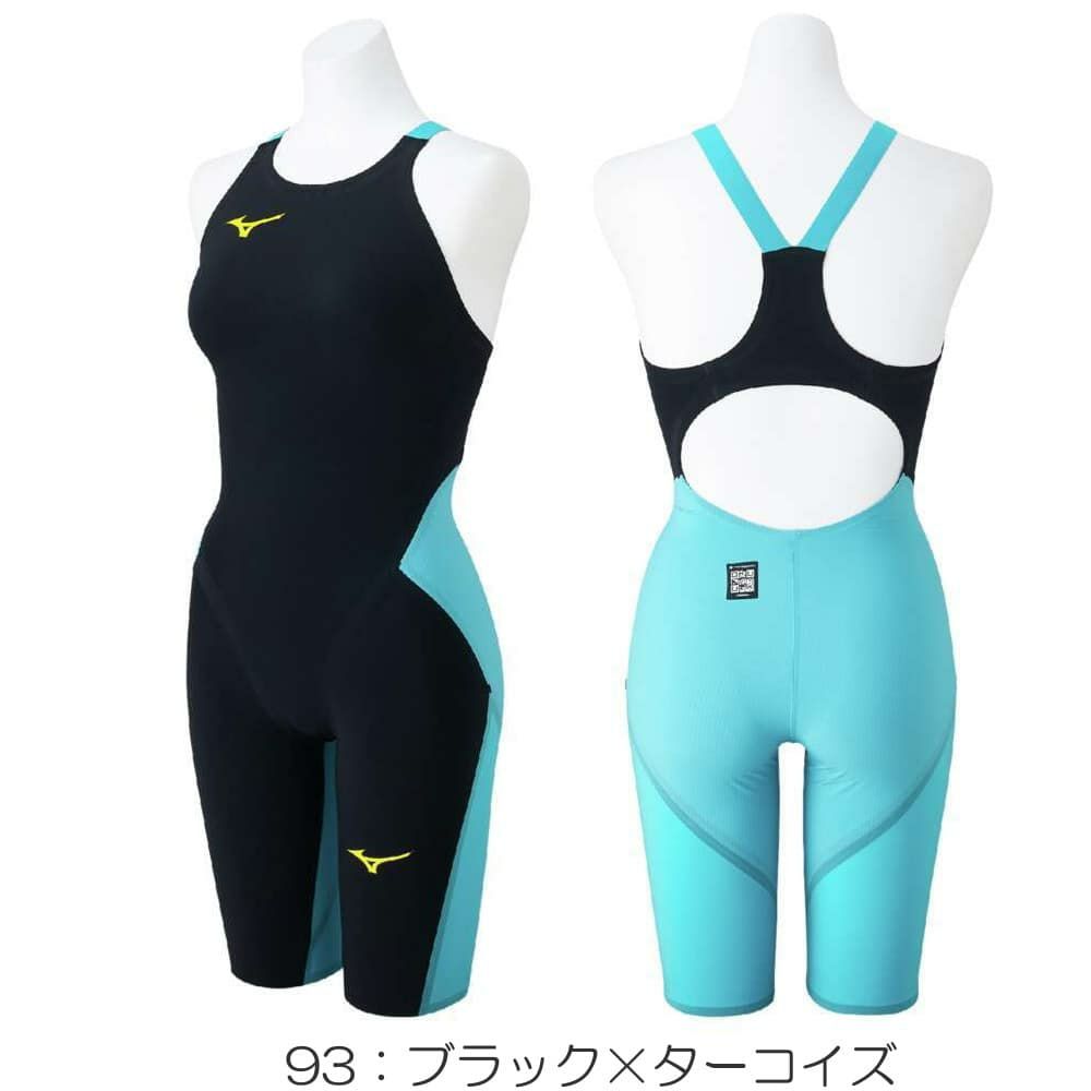 ミズノ競泳水着レディースGXSONIC6ETWA承認モデルGXSONICVIハーフスーツ布帛素材競泳全種目短距離～中・長距離選手向きMIZUNO高速水着女性用2025年春夏モデル新色ターコイズN2MGA703finaマークあり