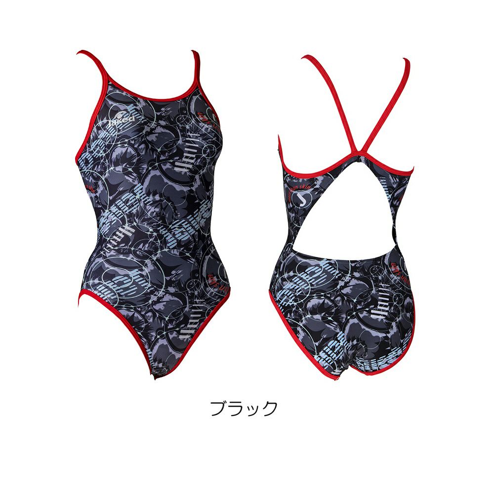 Jakedジャケッド競泳水着練習用水着レディースJ-FORTEX　ジェイ・フォルテックスハイパーバックスーツ競泳練習水着820742F