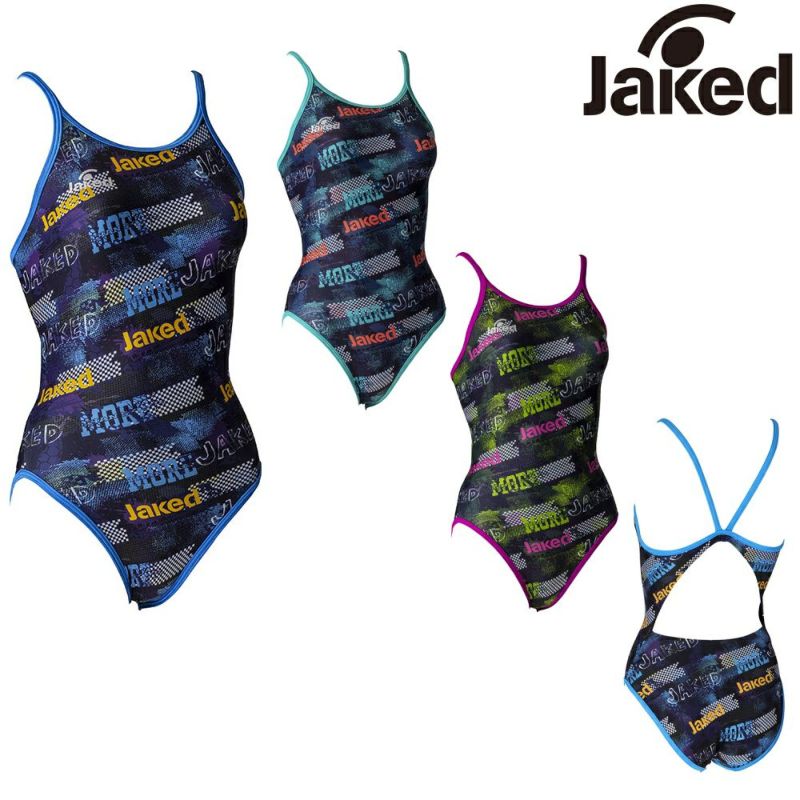 Jakedジャケッド競泳水着練習用水着レディースJ-FORTEX　ジェイ・フォルテックスハイパーバックスーツ競泳練習水着820743F