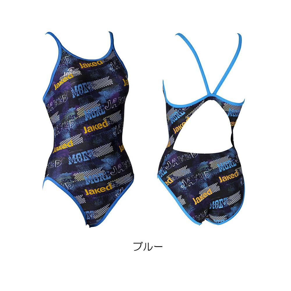 Jakedジャケッド競泳水着練習用水着レディースJ-FORTEX　ジェイ・フォルテックスハイパーバックスーツ競泳練習水着820743F