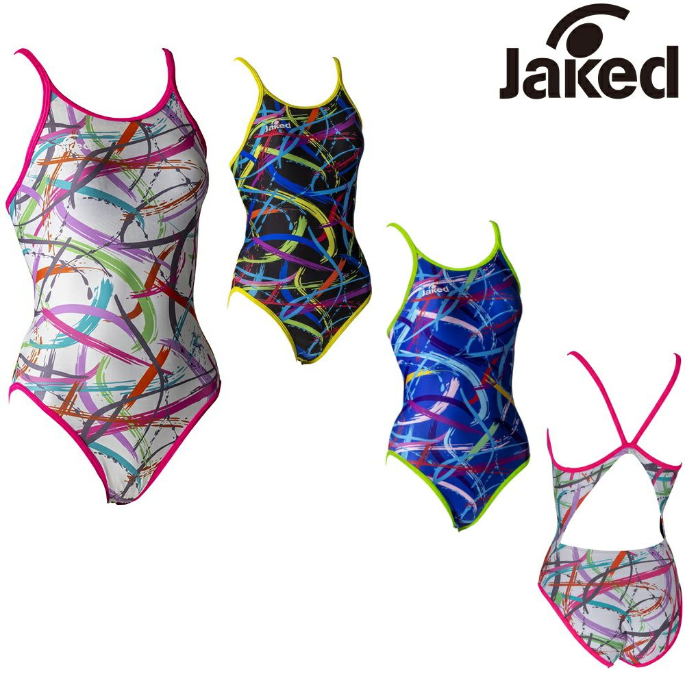 Jakedジャケッド競泳水着練習用水着レディースJ-FORTEX　ジェイ・フォルテックスハイパーバックスーツ競泳練習水着820747F