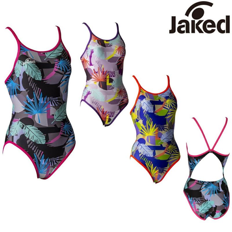 Jakedジャケッド競泳水着練習用水着レディースJ-FORTEX　ジェイ・フォルテックスハイパーバックスーツ競泳練習水着820748F