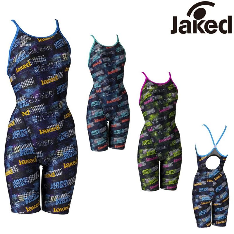 Jakedジャケッド競泳水着練習用水着レディースJ-FORTEX　ジェイ・フォルテックスレッグスーツ競泳練習水着820758F