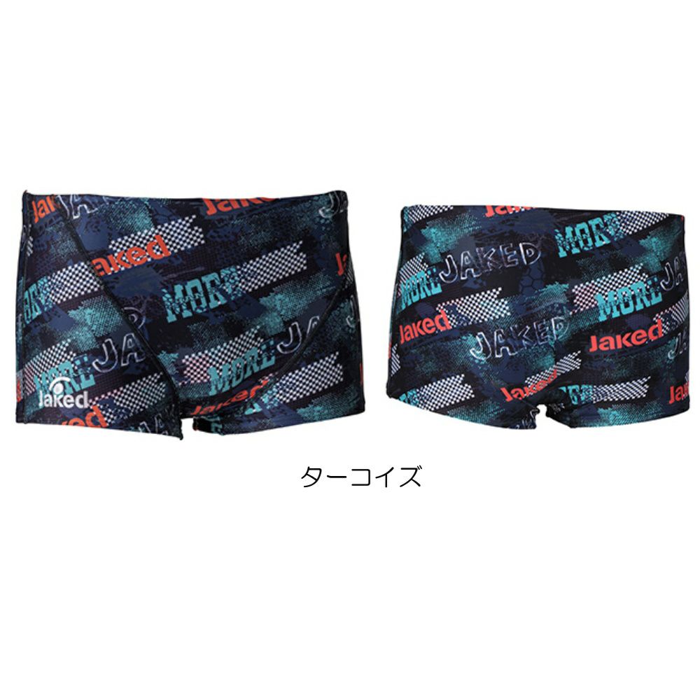 Jakedジャケッド競泳水着練習用水着メンズJ-FORTEX　ジェイ・フォルテックスショートスパッツ競泳練習水着820764F