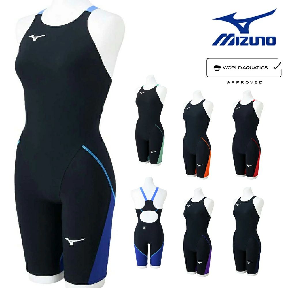 ミズノMIZUNO競泳水着レディースWA承認モデルGX・SONICLITEハーフスーツオールインワン2025年春夏モデルN2MGC211finaマークあり
