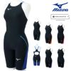 ミズノMIZUNO競泳水着レディースWA承認モデルGX・SONICLITEハーフスーツオールインワン2025年春夏モデルN2MGC211finaマークあり