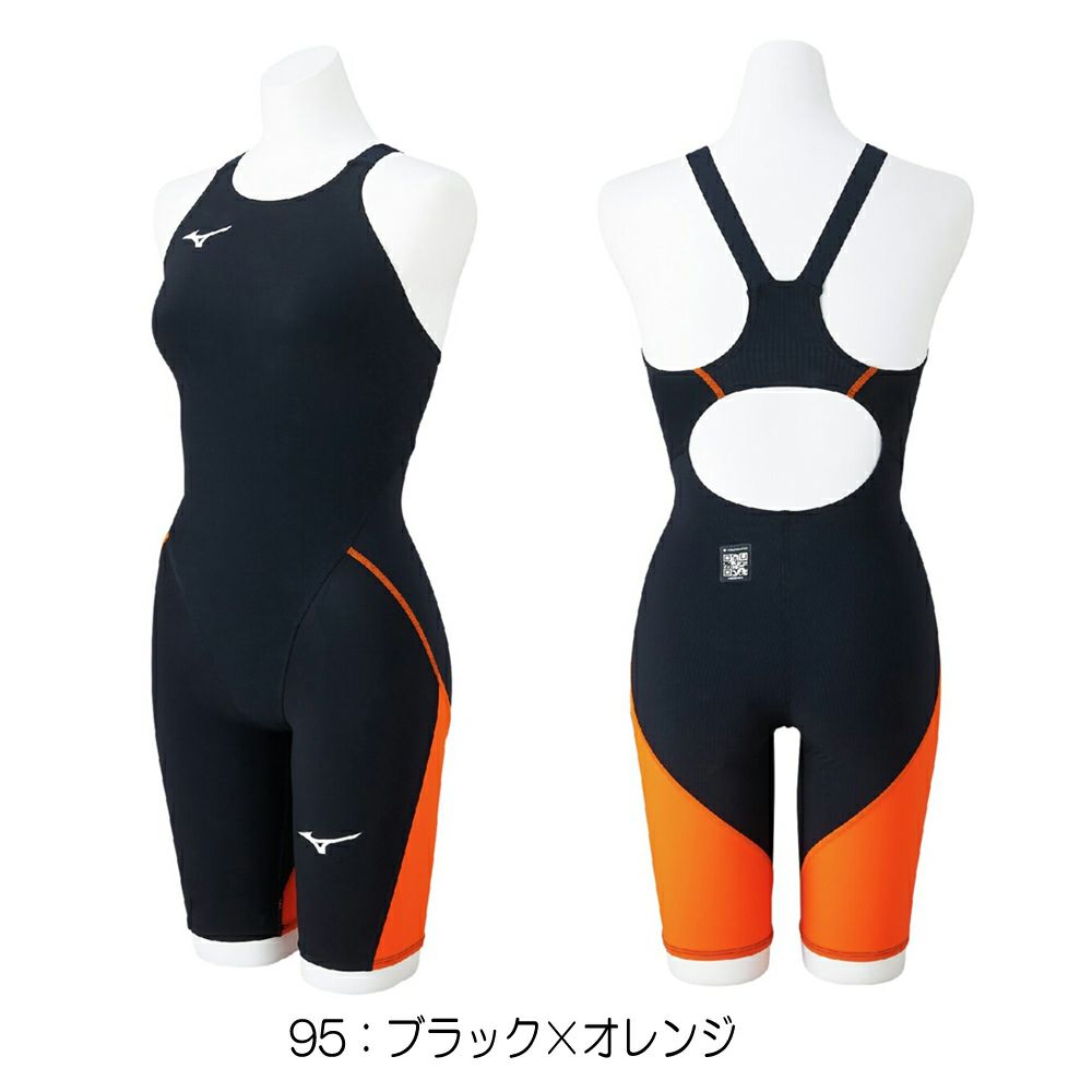 ミズノMIZUNO競泳水着レディースWA承認モデルGX・SONICLITEハーフスーツオールインワン2025年春夏モデルN2MGC211finaマークあり