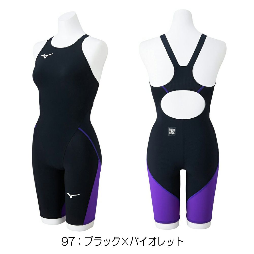 ミズノMIZUNO競泳水着レディースWA承認モデルGX・SONICLITEハーフスーツオールインワン2025年春夏モデルN2MGC211finaマークあり