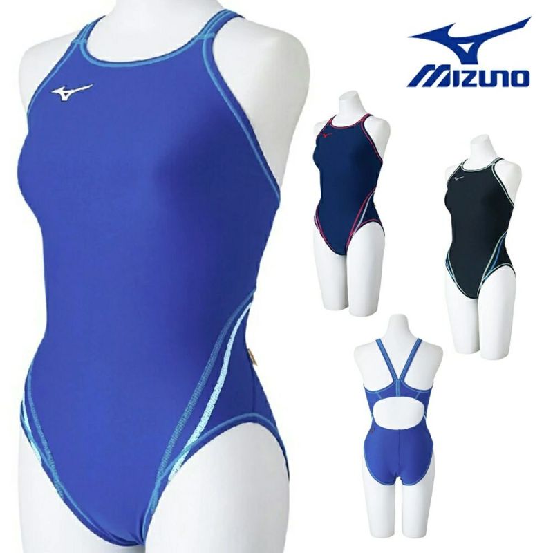 ミズノMIZUNO競泳水着練習用水着レディースエクサースーツミディアムカットEXERSUITSU-Fit競泳練習水着2025年春夏モデルN2MAC262
