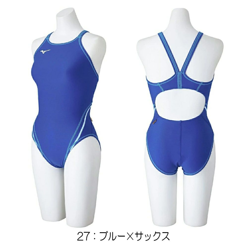 ミズノMIZUNO競泳水着練習用水着レディースエクサースーツミディアムカットEXERSUITSU-Fit競泳練習水着2025年春夏モデルN2MAC262