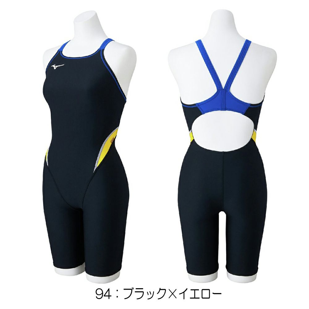 ミズノMIZUNO競泳水着練習用水着レディースエクサースーツハーフスーツオールインワンEXERSUITSU-Fit競泳練習水着2025年春夏モデルN2MGC263