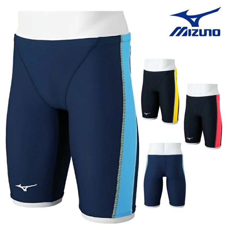 ミズノMIZUNO競泳水着練習用水着メンズエクサースーツハーフスパッツEXERSUITSU-Fit競泳練習水着2025年春夏モデルN2MBC063