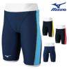 ミズノMIZUNO競泳水着練習用水着メンズエクサースーツハーフスパッツEXERSUITSU-Fit競泳練習水着2025年春夏モデルN2MBC063