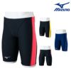ミズノMIZUNO競泳水着練習用水着メンズエクサースーツハーフスパッツEXERSUITSU-Fit競泳練習水着2025年春夏モデルN2MBC063