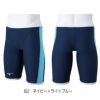 ミズノMIZUNO競泳水着練習用水着メンズエクサースーツハーフスパッツEXERSUITSU-Fit競泳練習水着2025年春夏モデルN2MBC063