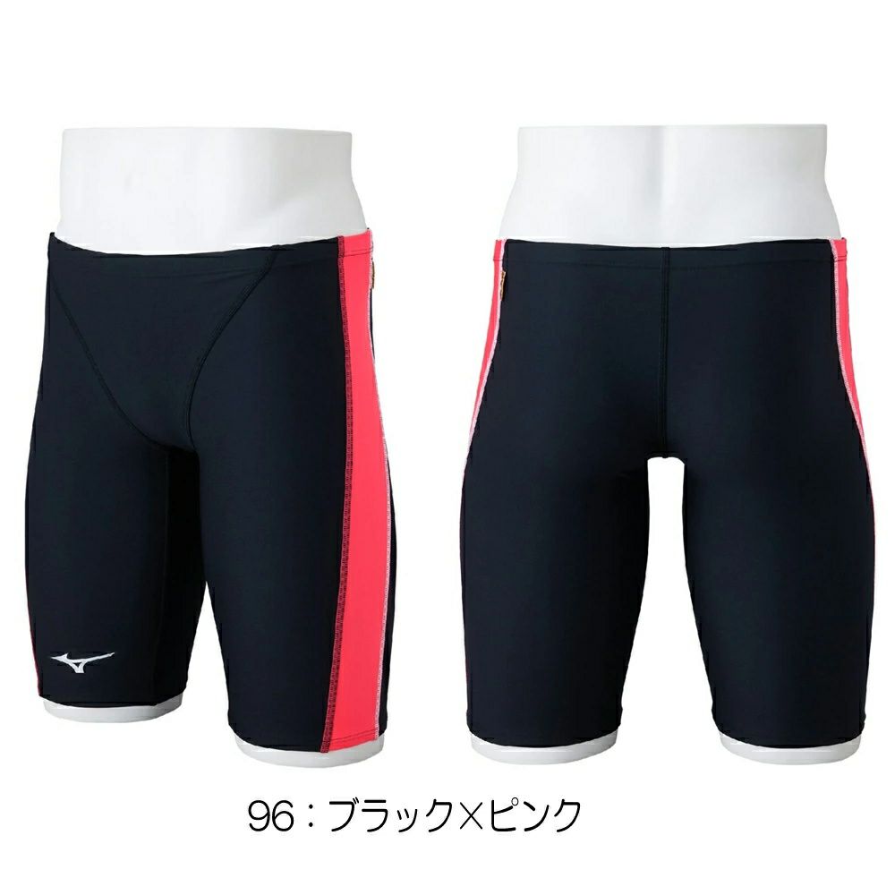 ミズノMIZUNO競泳水着練習用水着メンズエクサースーツハーフスパッツEXERSUITSU-Fit競泳練習水着2025年春夏モデルN2MBC063