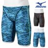 ミズノMIZUNO競泳水着練習用水着メンズエクサースーツハーフスパッツEXERSUITSU-Fit競泳練習水着2025年春夏モデルN2MBC073