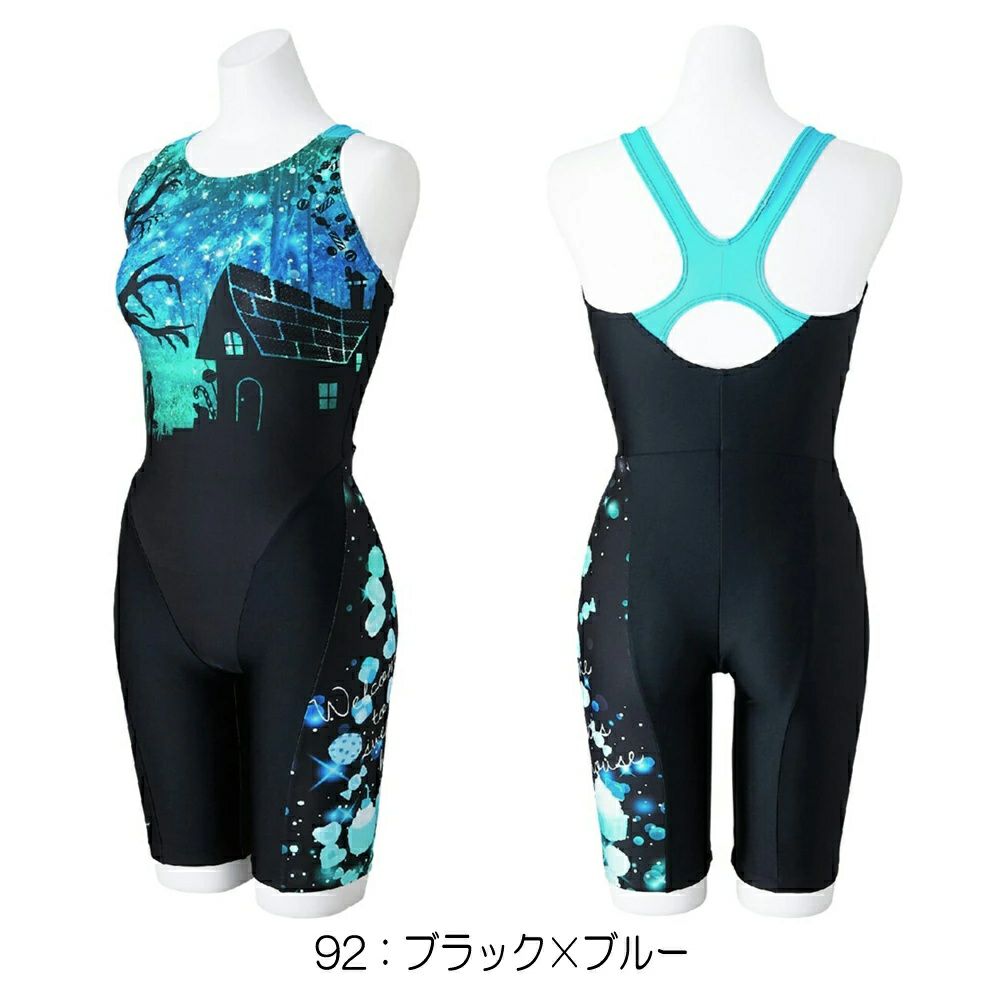 ミズノMIZUNOフィットネス水着レディースSTROKEONEオールインワンパッド付き2025年春夏モデルN2JGC304