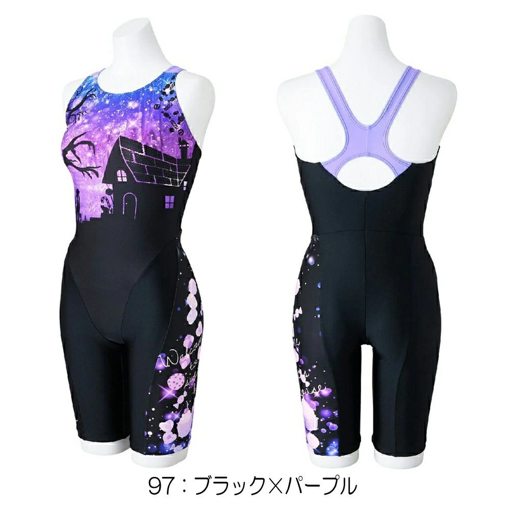 ミズノMIZUNOフィットネス水着レディースSTROKEONEオールインワンパッド付き2025年春夏モデルN2JGC304