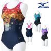 ミズノMIZUNOフィットネス水着レディースSTROKEONEワンピースパッド付き2025年春夏モデルN2JAC304