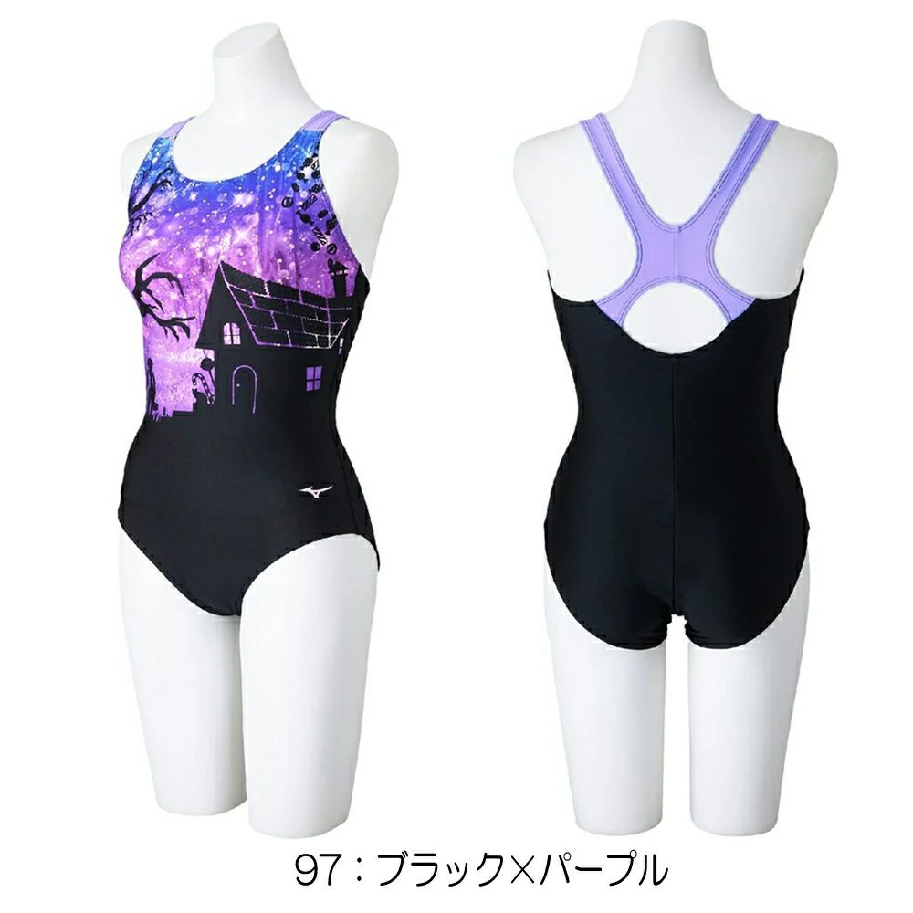 ミズノMIZUNOフィットネス水着レディースSTROKEONEワンピースパッド付き2025年春夏モデルN2JAC304