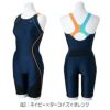 ミズノMIZUNOフィットネス水着レディースEZスイムオールインワンピースバックパッド付き2025年春夏モデルN2JGC325