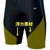 ミズノMIZUNOフィットネス水着メンズEZスイムハーフスパッツ2025年春夏モデルN2JBC121