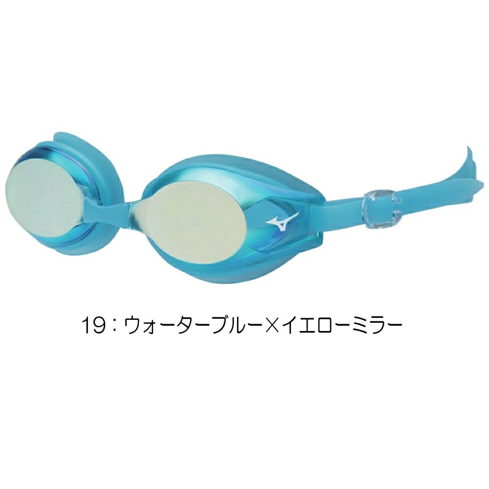 ミズノMIZUNO水泳フィットネスゴーグルゴーグルミラーレンズクッション付きWA承認モデルくもり止め競泳2025年春夏モデルN3JEC611FINA承認